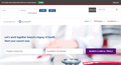 Desktop Screenshot of clinicalresearch.com